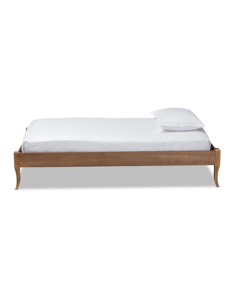 Baxton Studio Marieke Vintage French Inspired Twin Size Finished Wood Platform Bed Frame