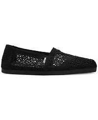 Toms Women's Alpargata Classic Espadrille Almond Toe Flats