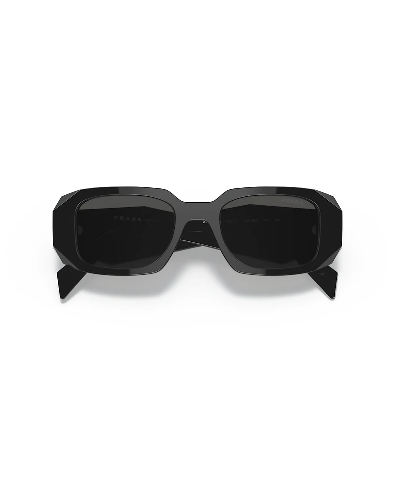 Prada Low Bridge Rectangular Women's Sunglasses, Pr 17WSF