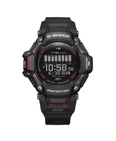 G-Shock Men's Digital Black Resin Plastic Watch, 52.6mm, GBDH2000-1A