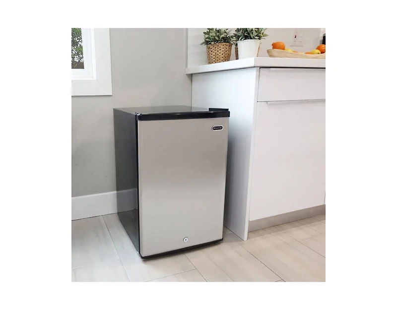 Whynter Energy Star 2.1 cu. ft. Stainless Steel Upright Freezer with Lock