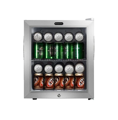 Whynter 62 Can Capacity Stainless Steel Beverage Refrigerator with Lock
