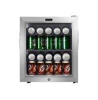 Whynter 62 Can Capacity Stainless Steel Beverage Refrigerator with Lock