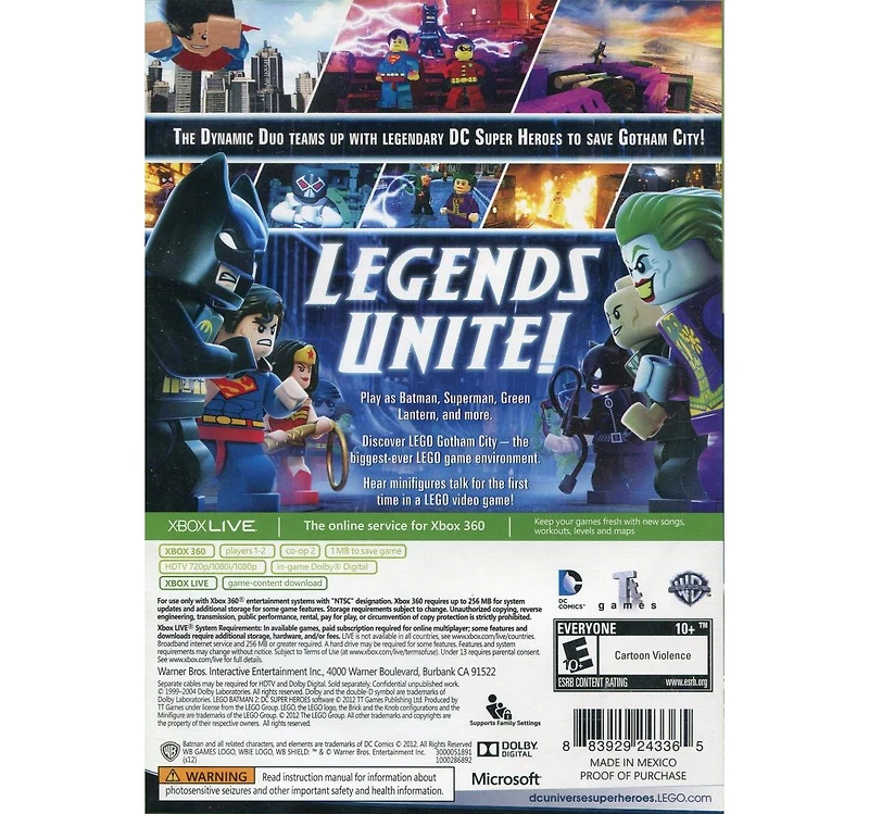 Lego Batman 2: Dc Super Heroes (Platinum Hits) - Xbox 360