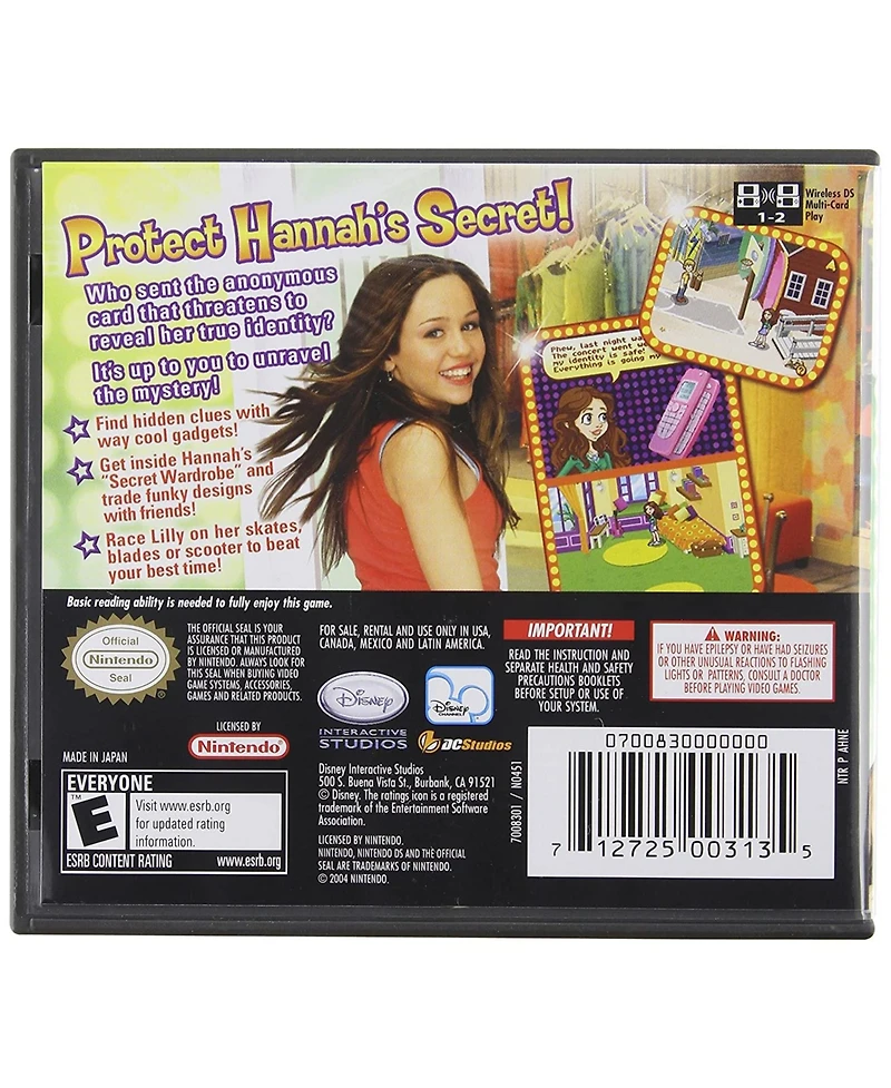 Hannah Montana - Nintendo Ds