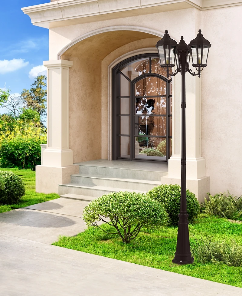 Livex Morgan 3 Light Outdoor Post Light