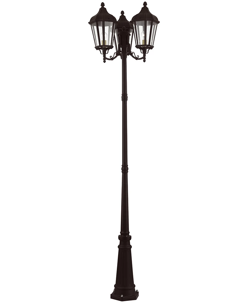 Livex Morgan 3 Light Outdoor Post Light