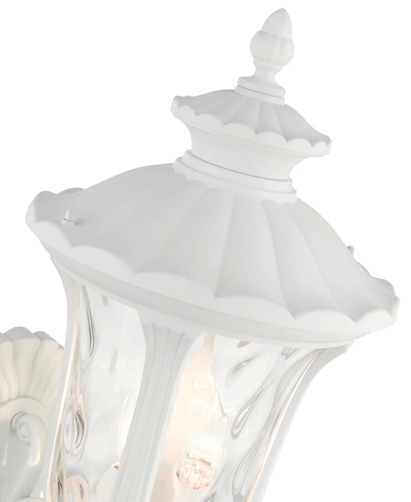 Livex Oxford 3 Light Outdoor Wall Lantern