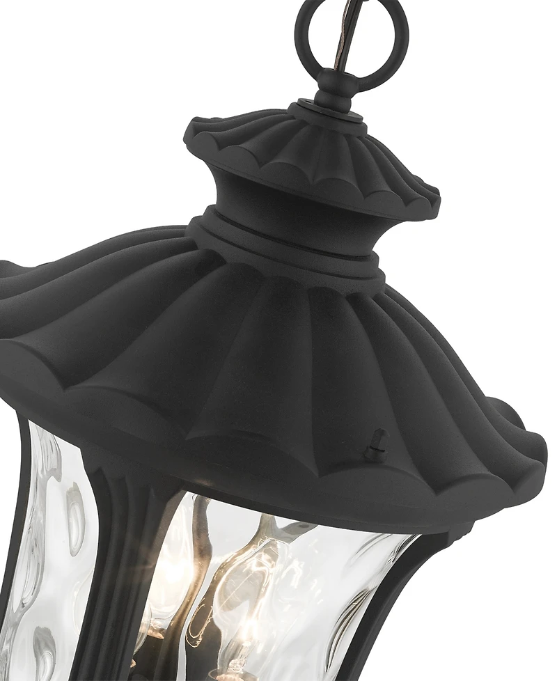Livex Oxford 3 Light Outdoor Pendant Lantern