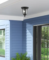 Livex Oxford 2 Light Outdoor Ceiling Mount