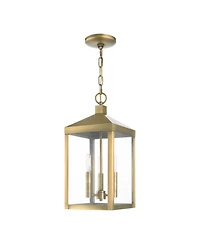 Livex Nyack 3 Light Outdoor Pendant Lantern