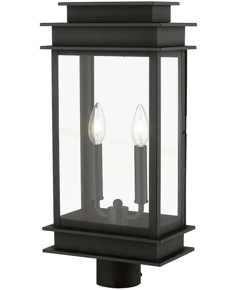 Livex Princeton 2 Light Outdoor Large Post Top Lantern