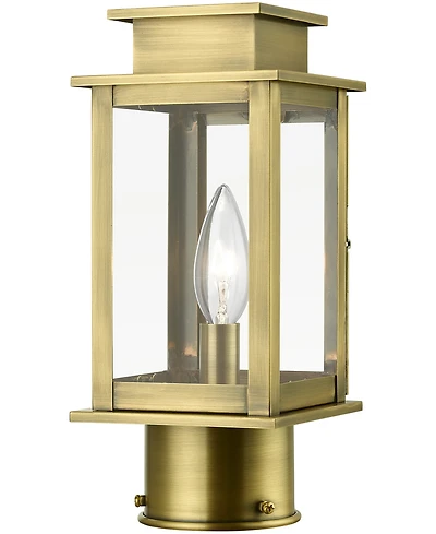 Livex Princeton 1 Light Outdoor Mini Post Top Lantern