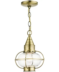 Livex Newburyport 1 Light Outdoor Pendant Lantern