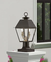 Livex Wentworth 2 Light Outdoor Medium Post Top Lantern