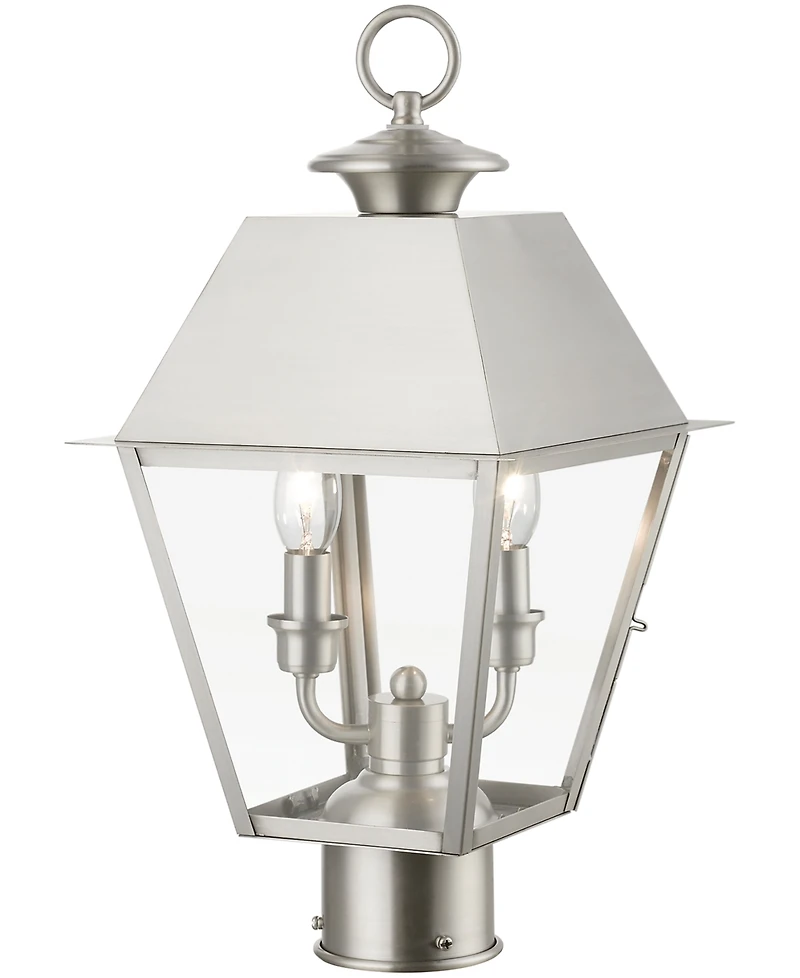 Livex Wentworth 2 Light Outdoor Medium Post Top Lantern
