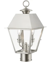 Livex Wentworth 2 Light Outdoor Medium Post Top Lantern