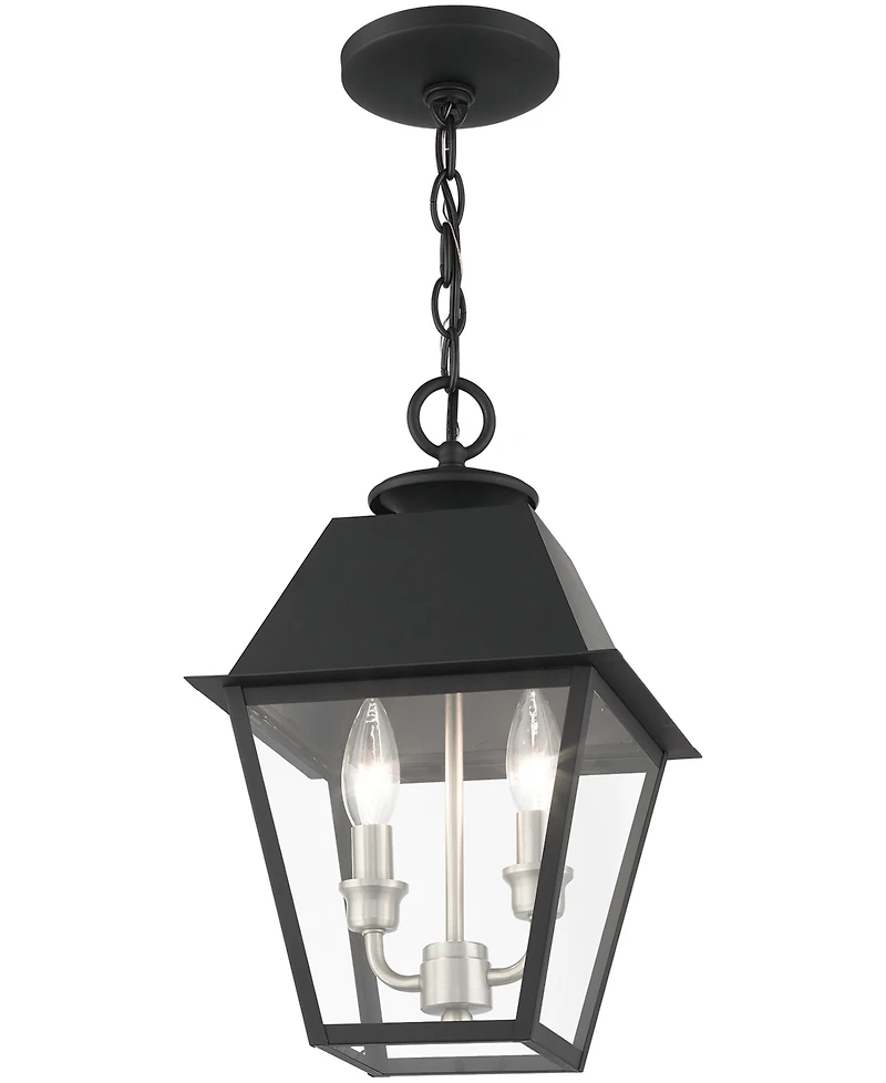 Livex Wentworth 2 Light Outdoor Pendant Lantern