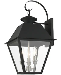 Livex Wentworth 3 Light Outdoor Wall Lantern
