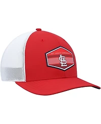 Men's '47 Brand Red, White St. Louis Cardinals Burgess Trucker Snapback Hat