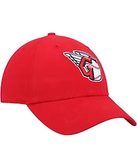 Women's '47 Brand Red Cleveland Guardians Team Miata Clean Up Adjustable Hat