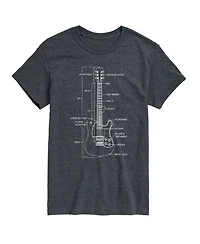 Airwaves Men's Guitar Short Sleeve T-shirt