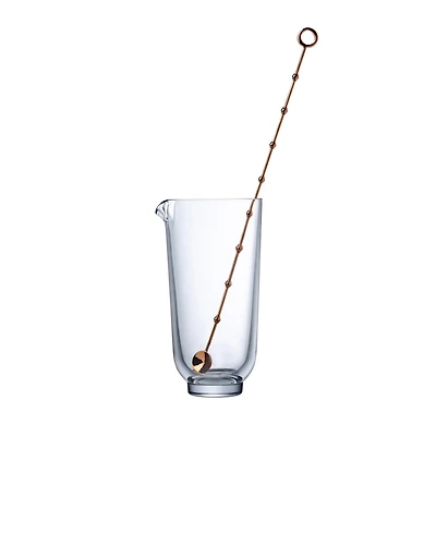 Nude Glass Hepburn Mixing Glass with Stirrer