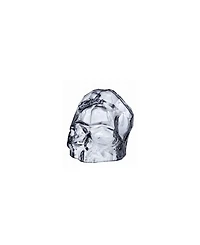 Nude Glass Memento Mori Faceted Skull Head Decor, Small