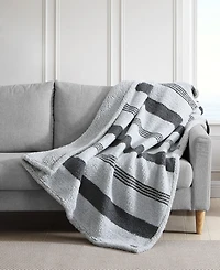 Nautica Saltmarsh Sherpa Throw, 60" x 50"