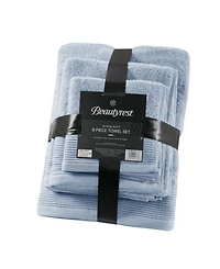 Closeout! Beautyrest Nuage Cotton Lyocell Blend 6 Piece Towel Set