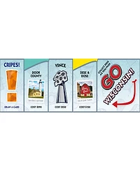 Late for the Sky Wisconsin-Opoly Classic Board Game With a Wisconsin Twist