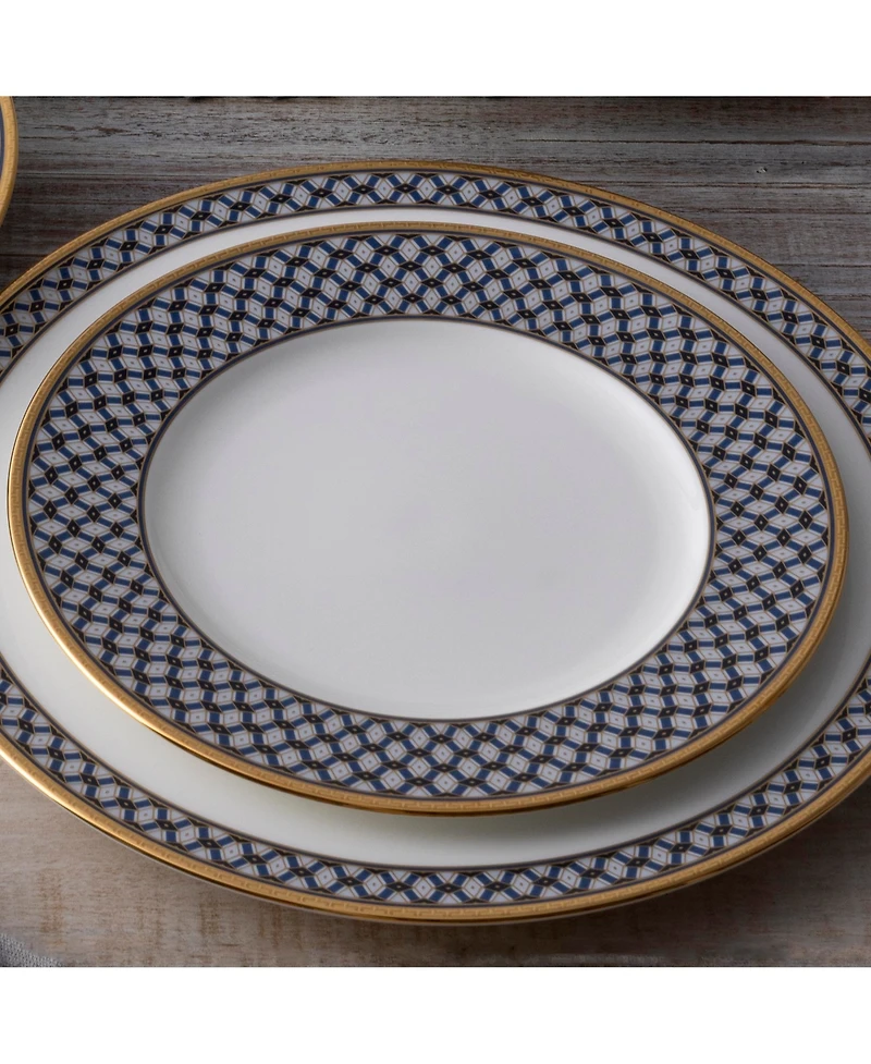 Noritake Blueshire Set of 4 Salad Plates, Service For 4
