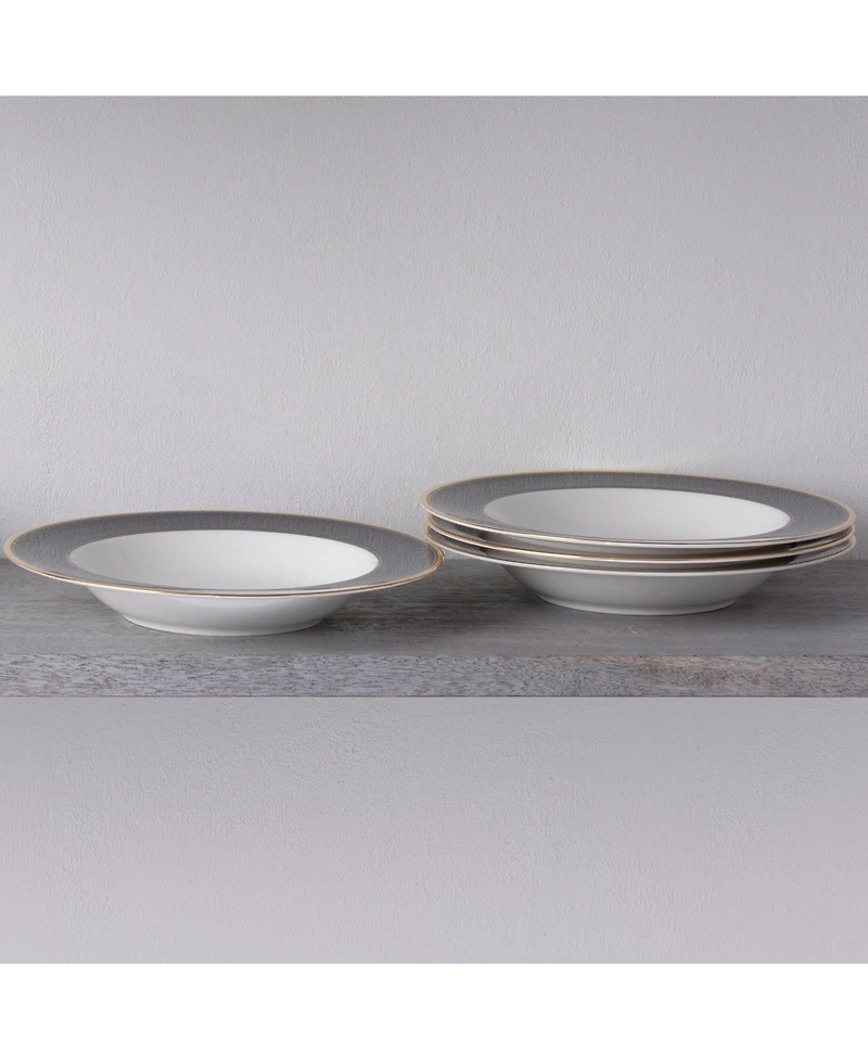 Noritake Blueshire Set of 4 Soup Bowls, Service For 4