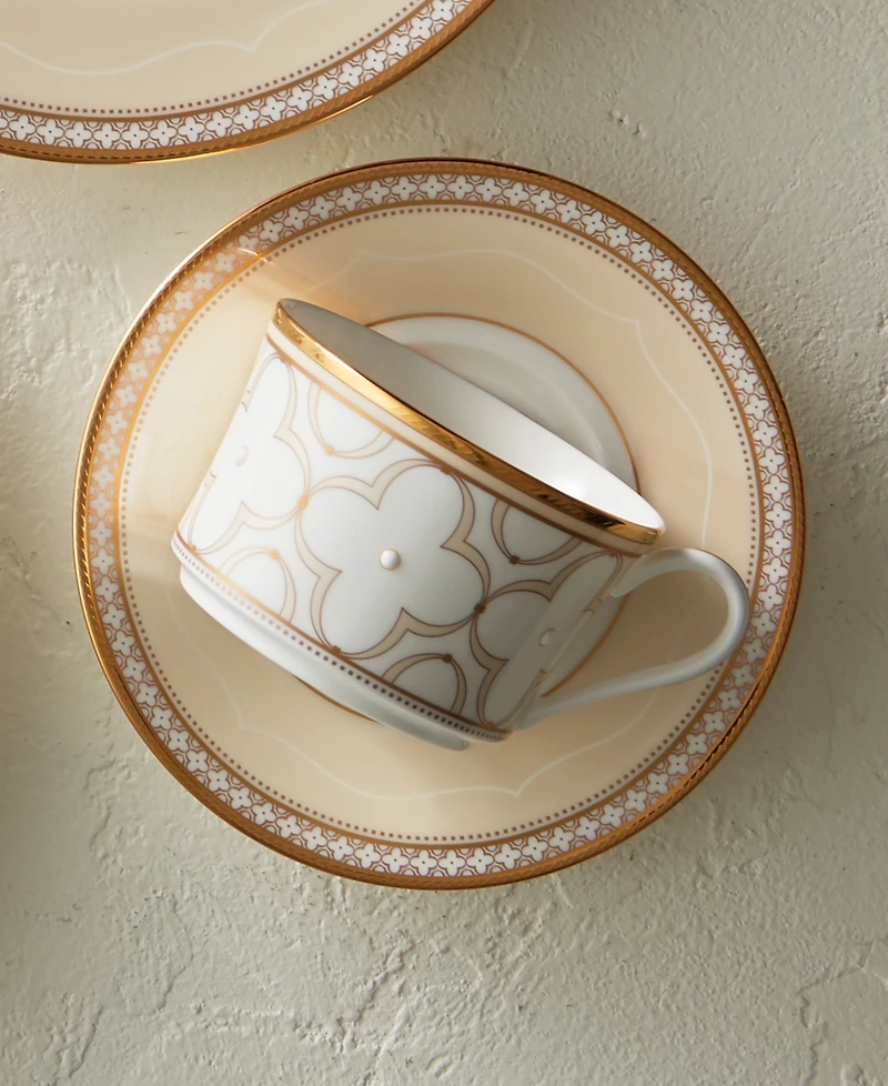 Noritake Trefolio Gold Set of 4 Cups, Service For 4