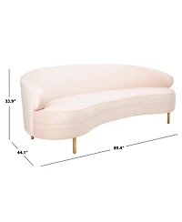 Primrose 89" Curved Sofa