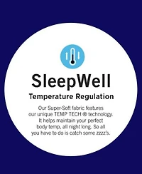 Hue Sleepwell Basic Tee Pant Separates With Temperature Regulating Technology