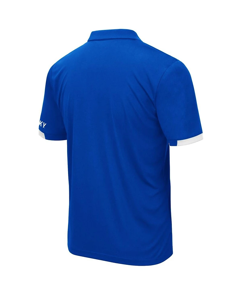 Men's Colosseum Royal Kentucky Wildcats Santry Polo Shirt