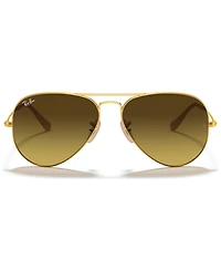 Ray-Ban Unisex Sunglasses, RB3025 Aviator Gradient