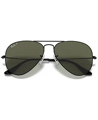 Ray-Ban Unisex Polarized Aviator Classic Sunglasses, RB3025