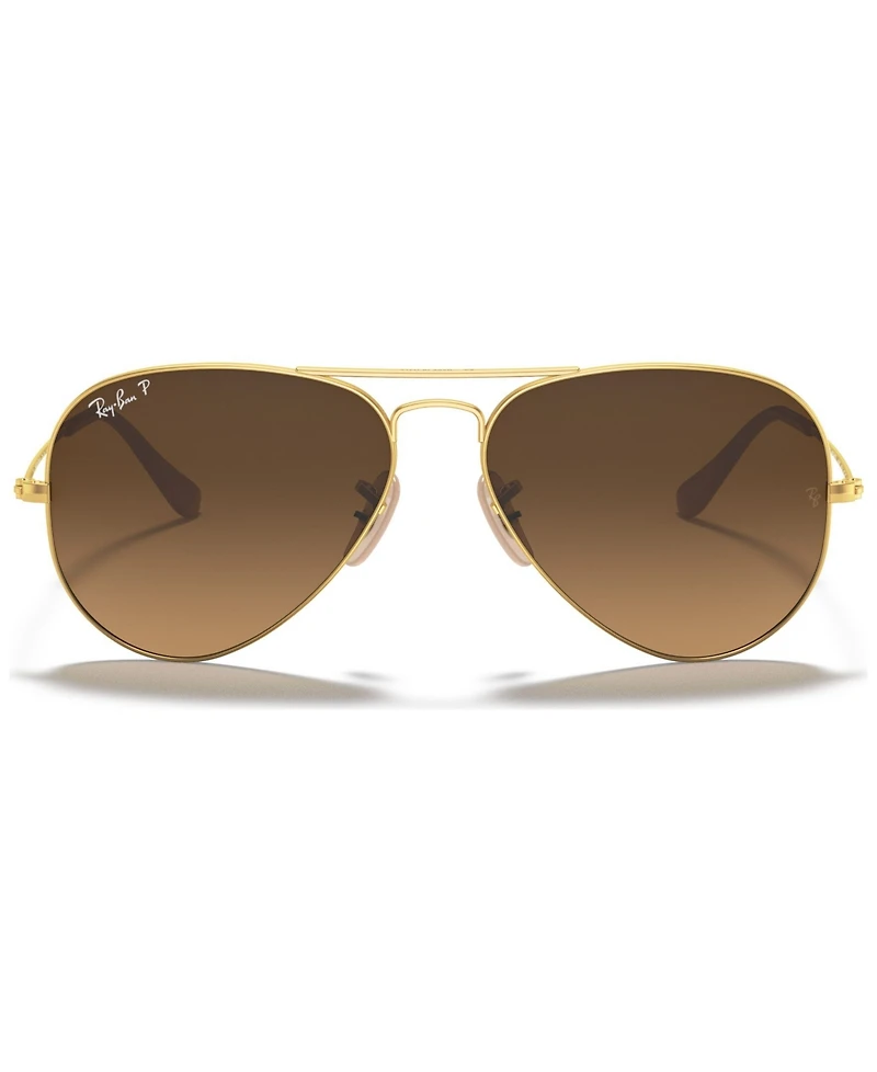 Ray-Ban Unisex Polarized Aviator Classic Sunglasses, RB3025