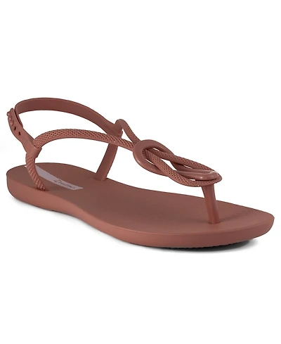 Ipanema Women's Trendy T-strap Flat Sandals