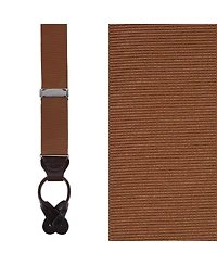 Trafalgar Men's Phoenix 38mm Grosgrain Non Stretch Ribbon Button End Suspenders