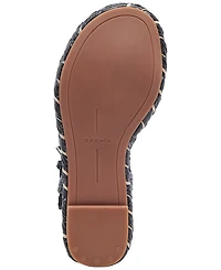 Dolce Vita Women's Tiago Raffia Ankle-Strap Espadrille Platform Wedge Sandals