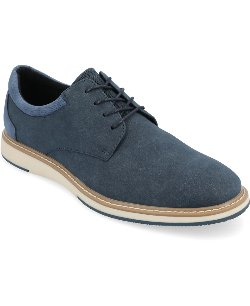 Vance Co. Men's Hodges Plain Toe Hybrid Dress Shoes
