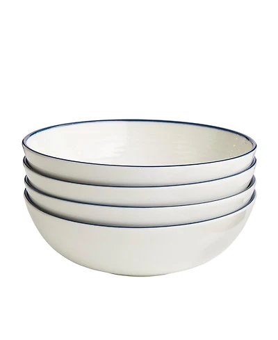 Royal Doulton Maze Denim Line Cereal Bowl, Set of 4