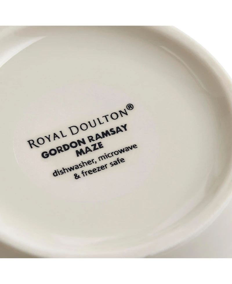 Royal Doulton Maze Denim Line Mug 13.oz, Set of 4
