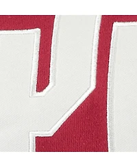 Women's Stadium Athletic Crimson Oklahoma Sooners Big Logo Pullover Hoodie