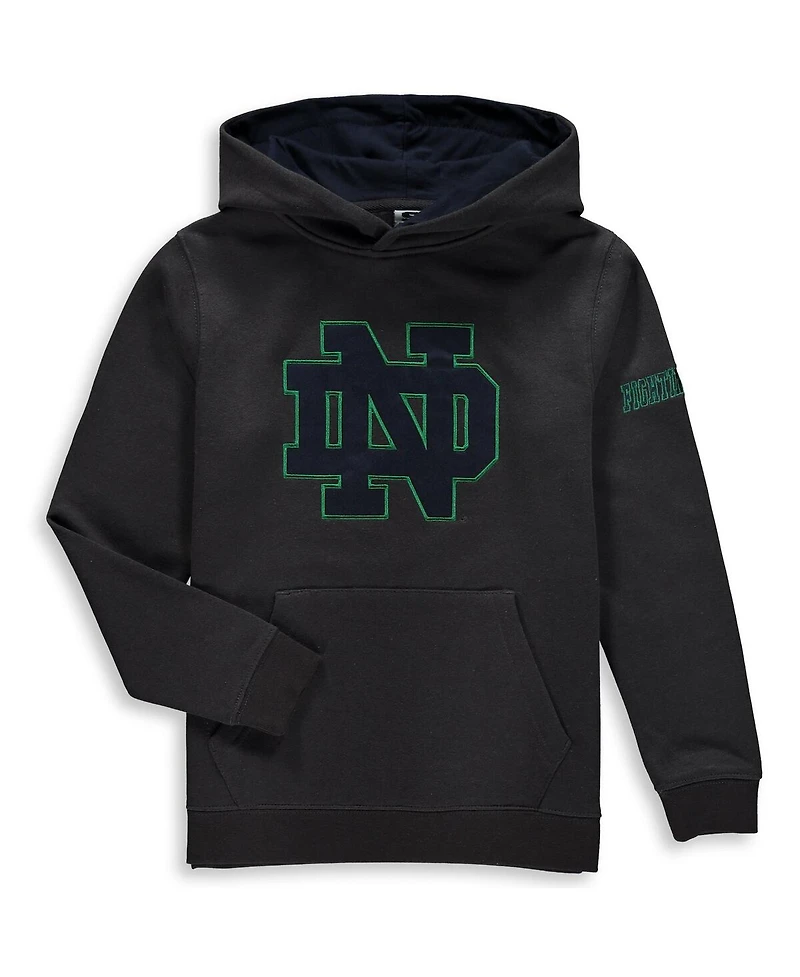 Big Boys Notre Dame Fighting Irish Logo Pullover Hoodie