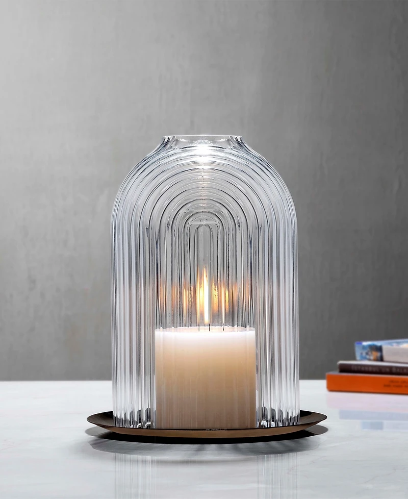 Nude Glass Ilo Candle Holder, Large