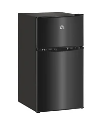 Homcom 3.2 Cu.Ft Mini Fridge with Freezer and Adjustable Shelf